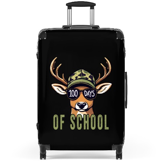 Bucked' 100 Days Of School Deer Suitcases
