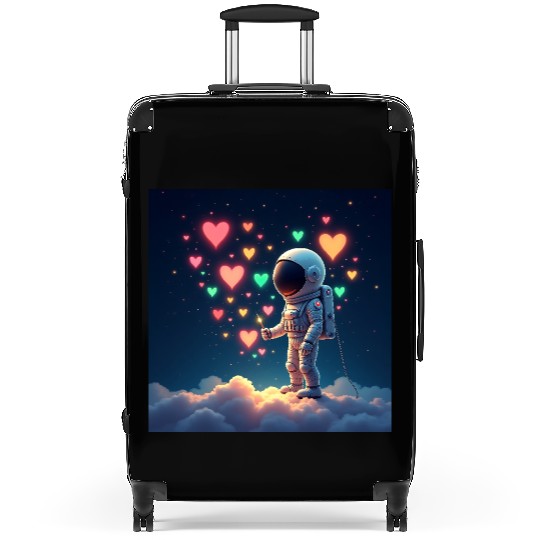 Astronauts are full of love Suitcases