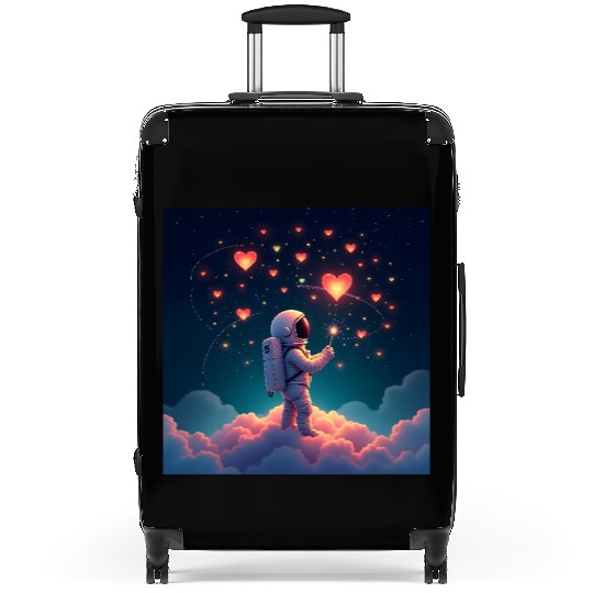 Astronauts are full of love Suitcases