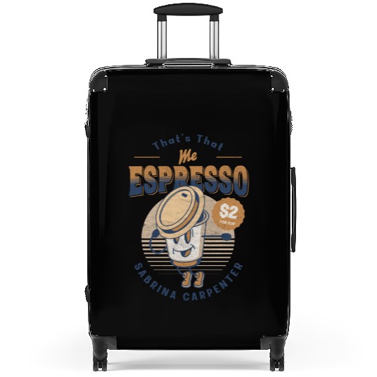 Coffee Cup Comics Mascot Espresso drink Suitcases