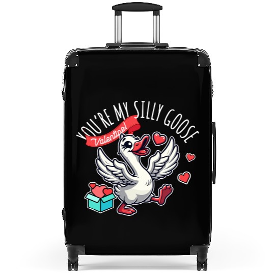 You’re My Silly Goose – Funny Valentine Design Suitcases