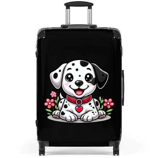 My Dog Is My Valentine Suitcases