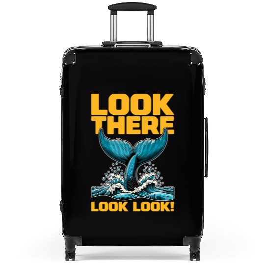 Whale Watching Look There Look Look Sea Creatures Suitcases