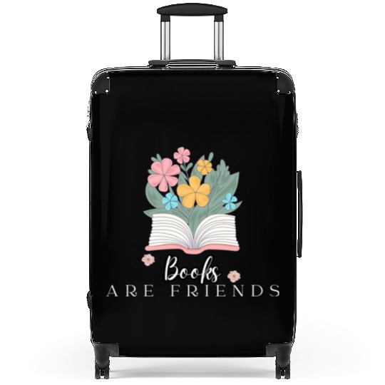 books are friends book lovers Suitcases