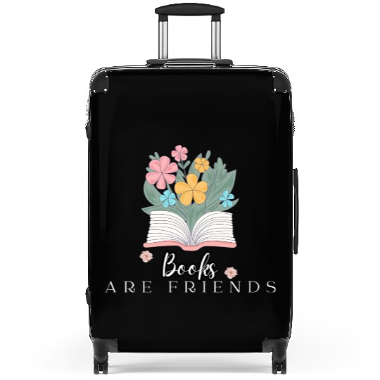 books are friends book lovers Suitcases