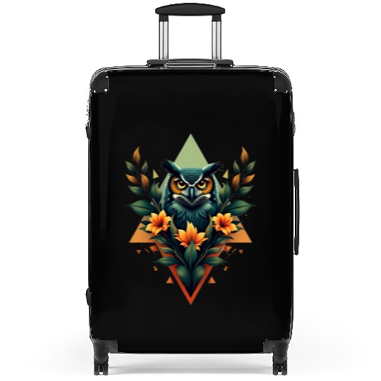 Geometry Owl and Nature Suitcases