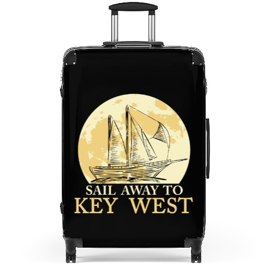 Florida Keys SAIL AWAY TO KEY-WEST Sailing Outfit Suitcases