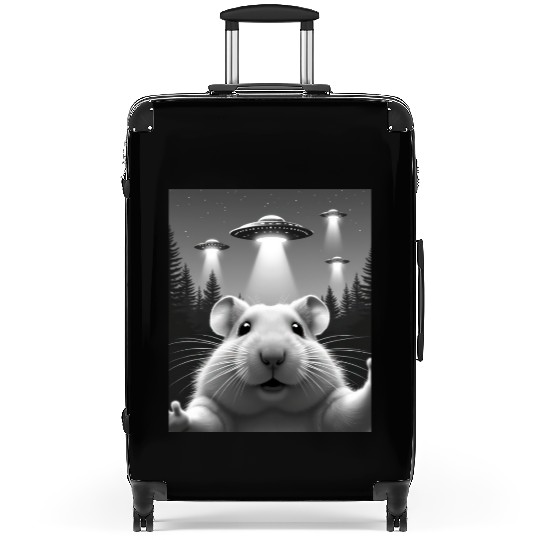 UFO Funny Hamster Suitcases