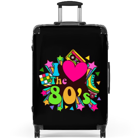 Retro 80s Style design – Perfect for Nostalgia Fa Suitcases