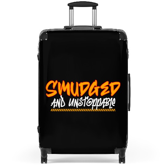 Smudged and Unstoppable Indigenous peoples Suitcases