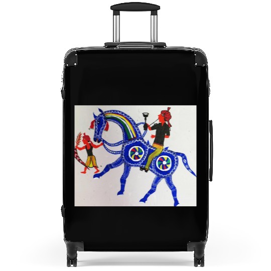 Aadivasi tribal painting Suitcases