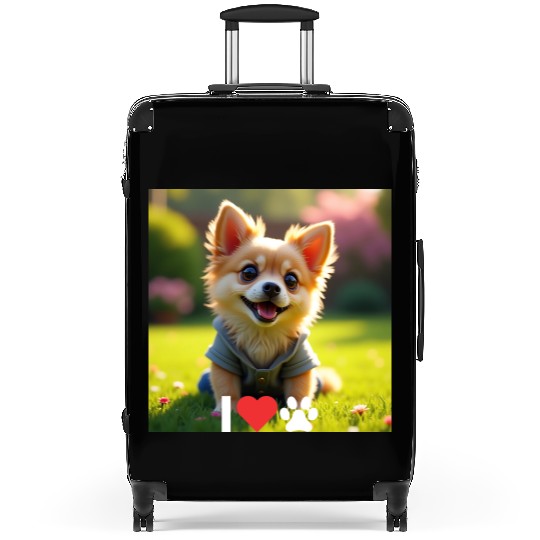 I Love my Dog Suitcases