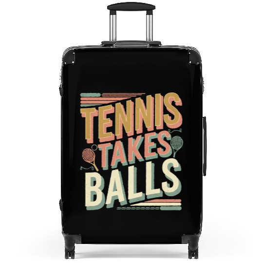 Tennis Takes Balls 4 Suitcases