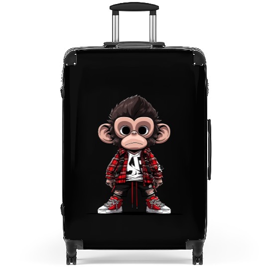 Bored Monkey Suitcases