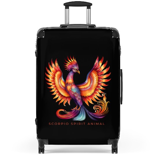 Scorpio Spirit Animal Phenix Alebrije Female Suitcases