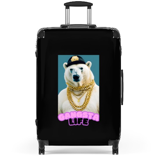 Gangsta Life Polar Bear 2 Suitcases