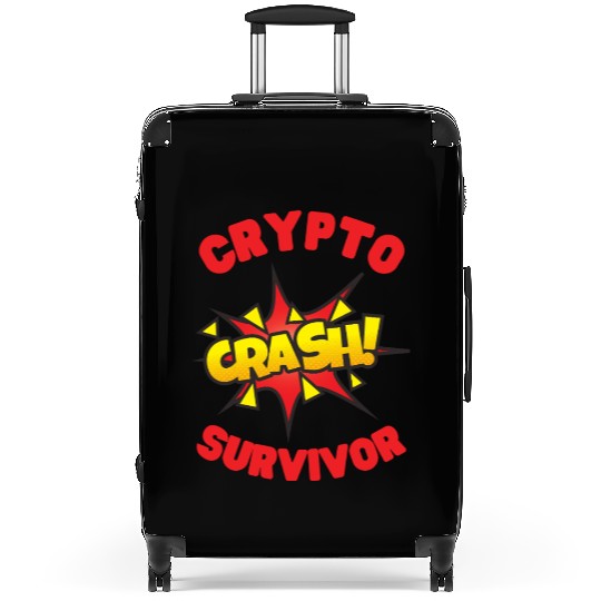 CRYPTO crash survivor Suitcases