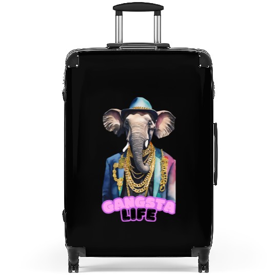 Gangsta Life Elephant 2 Suitcases