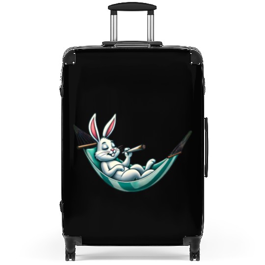 Relaxed Bunny: Hammock Life Suitcases