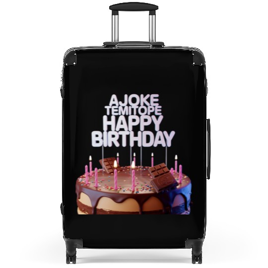 Premify 3D Pop Up Happy Birthday Card with Light & Suitcases
