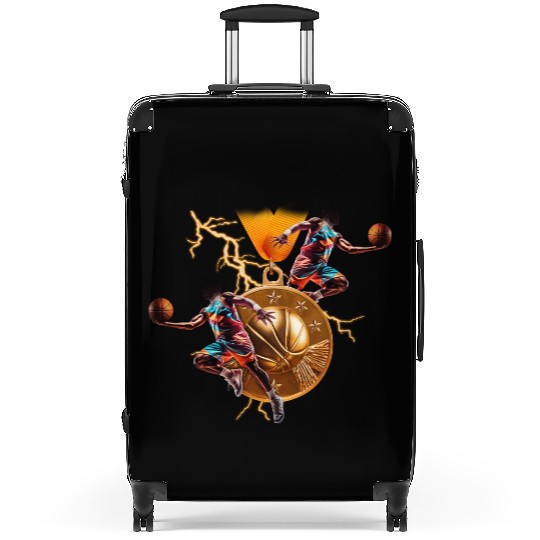 Basketball Game Day Suitcases