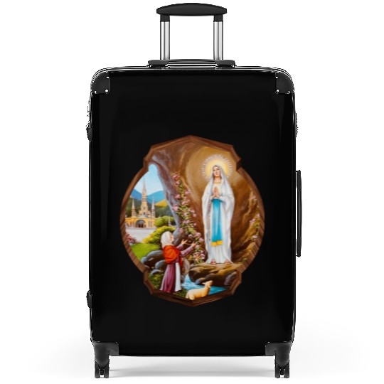 Our Lady of Lourdes St Bernadette Immaculate Mary Suitcases