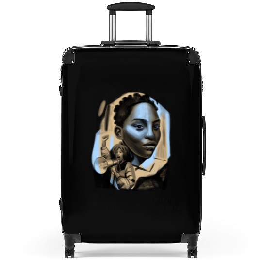 Melanin Poppin Knowledge Droppin 1 Suitcases