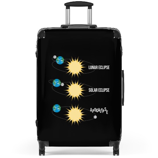 Lunar Eclipse Solar Eclipse Apocalypse Suitcases
