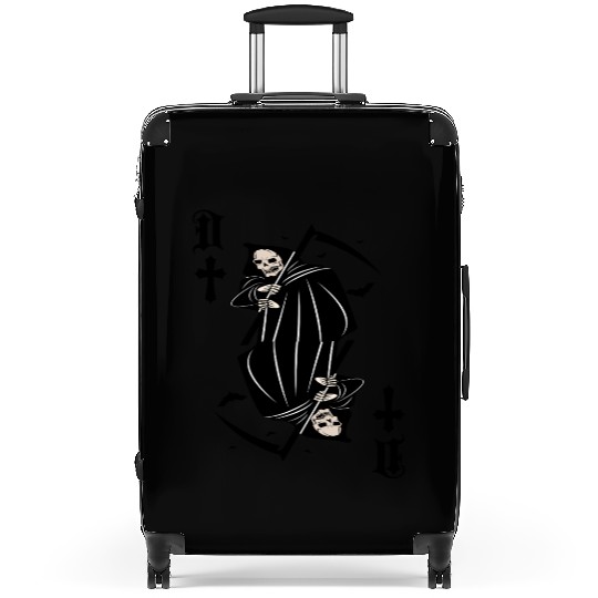 death card game card costume halloween reaper Suitcases