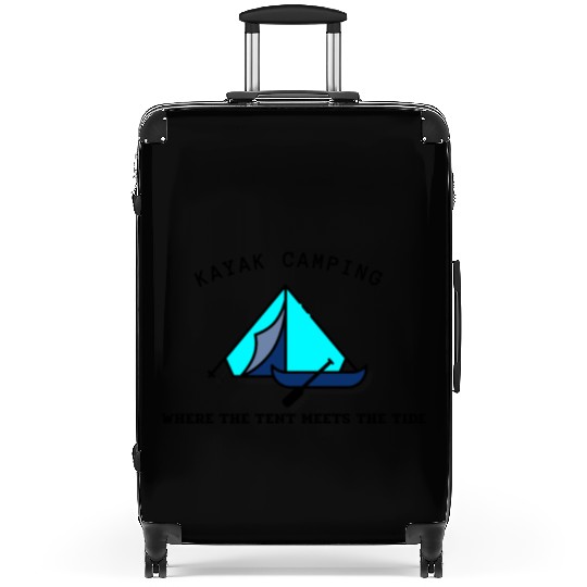 Kayak Camping blue Suitcases