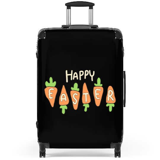 Happy Easter Cute Carrot Suitcases
