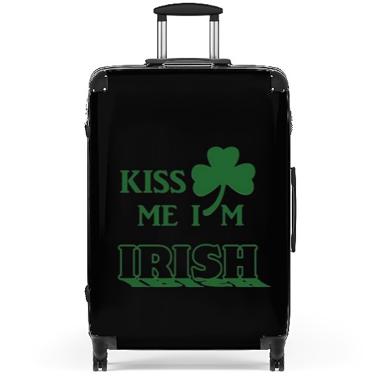 Kiss Me Im Irish 2025 Suitcases