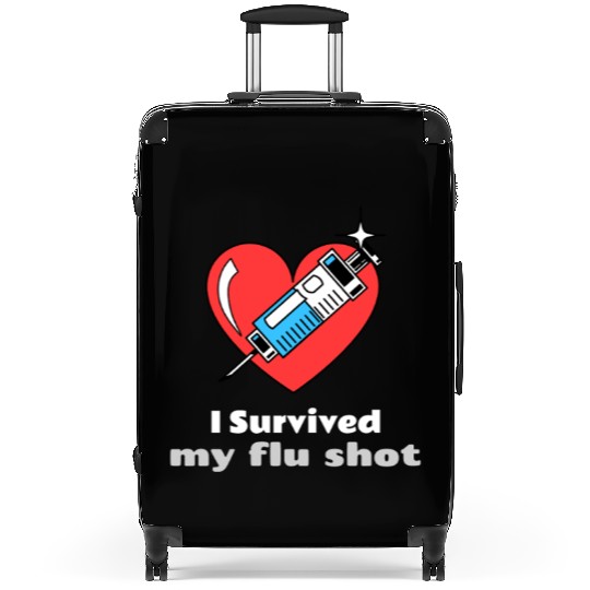 I Survived My Flu Shot Doctor Appointment Suitcases
