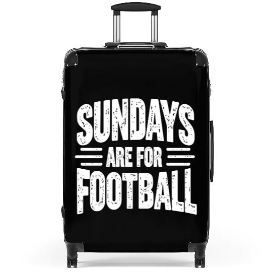 Sundays Are for Football American Football Suitcases