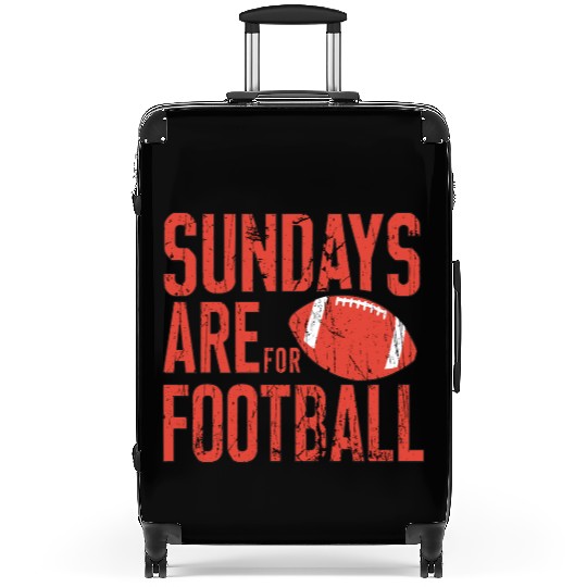 Sundays Are for Football American Football Suitcases