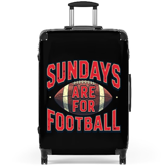 Sundays Are for Football American Football Suitcases