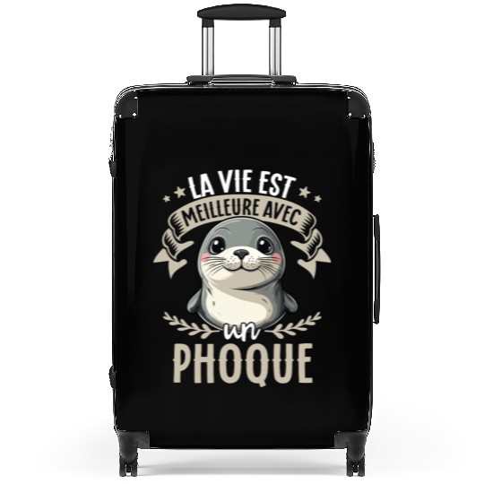 La Vie Est Meilleure Avec Un Phoque - Sweet Seal Suitcases