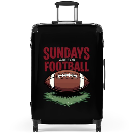 Sundays Are for Football American Football Suitcases