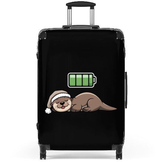 Sea Otter Sleeping Recharging Night Bedtime Suitcases
