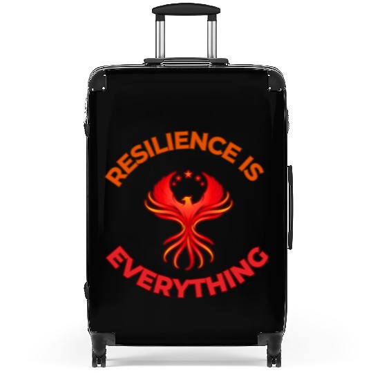 Unbreakable Spirit: Rise Like the Phoenix Suitcases