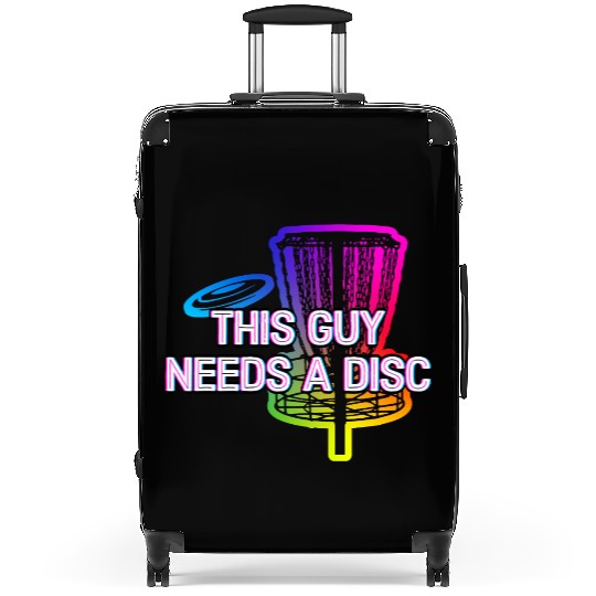 This Guy Needs a Disc Sports Disc Golf Games Suitcases