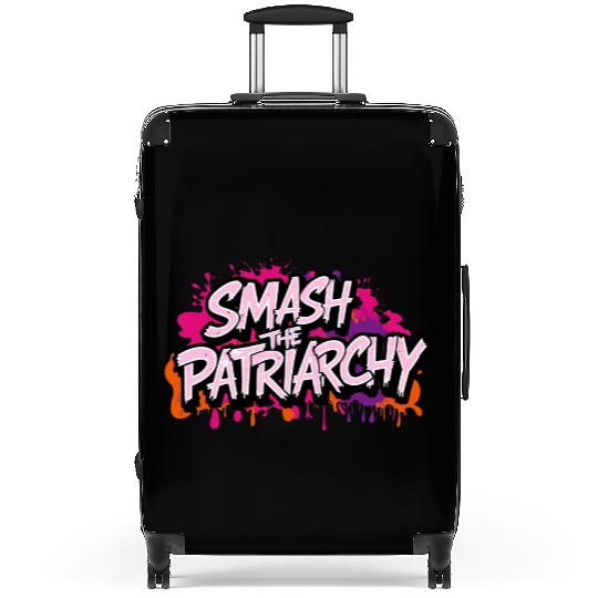 Smash The Patriarchy - International Womens Day Suitcases