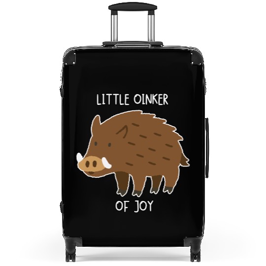 Little Oinker Of Joy Fluffy Piglet Suitcases