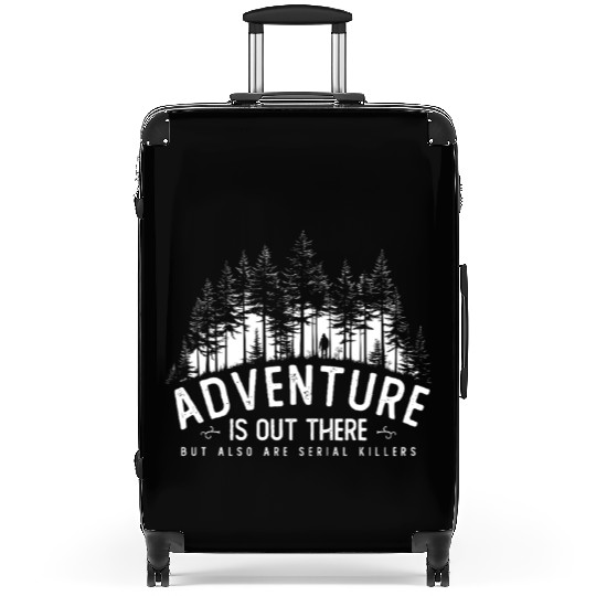 True Crime Crime Serial Killer Satire Hiking Suitcases