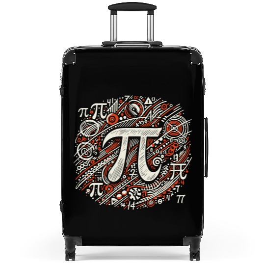 Celebrate Pi Day with a Creative Graphic Suitcases