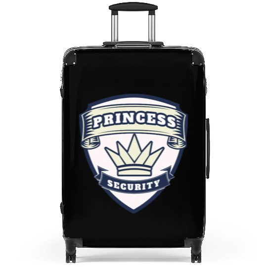 princess security birthday Suitcases