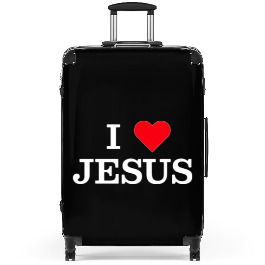 I Heart Jesus Suitcases