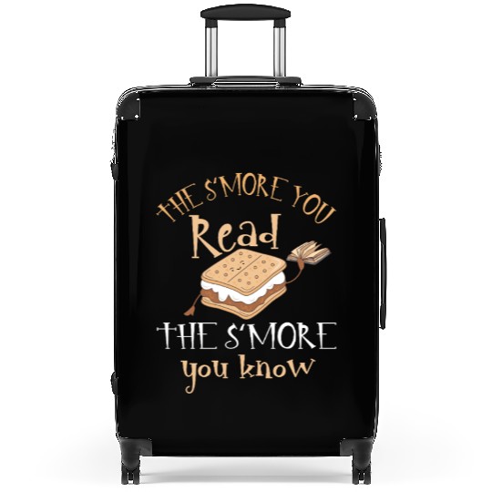 s'more, read, book, lover, perfect, reading, Suitcases