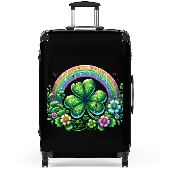 Shamrocks Shamrock Rainbow Suitcases