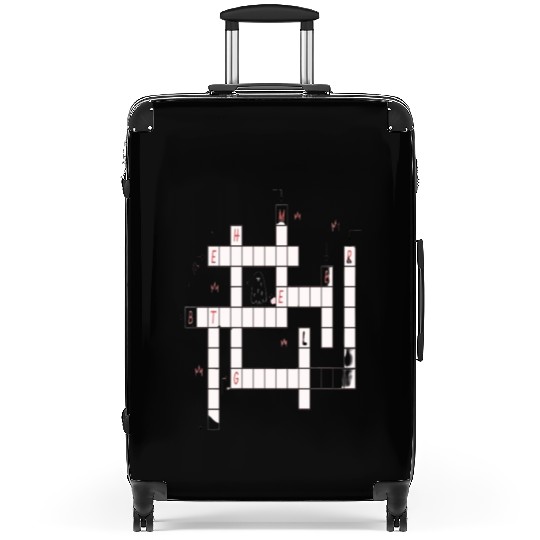 Preppy Crossword Suitcases – Stylish & Fun Word Puzzl